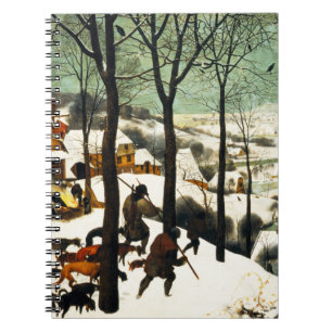 Jäger Pieter Bruegel im Schnee-Notizbuch Notizblock