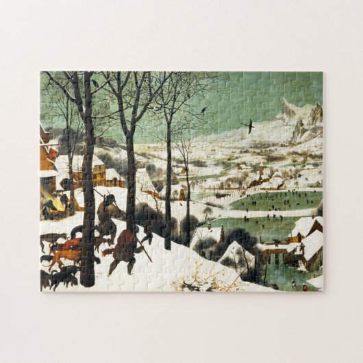 Jäger Pieter Bruegel im Schnee-Puzzlespiel Puzzle (Horizontal)