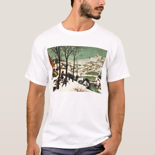 Jäger Pieter Bruegel im Schnee-T - Shirt (Vorderseite)