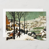 Jäger Pieter Bruegel in den Schnee-Einladungen Einladung (Vorne/Hinten)