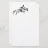 Jäger Pony Pointillis Briefpapier (Vorne/Hinten)