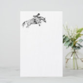 Jäger Pony Pointillis Briefpapier (Stehend Vorderseite)