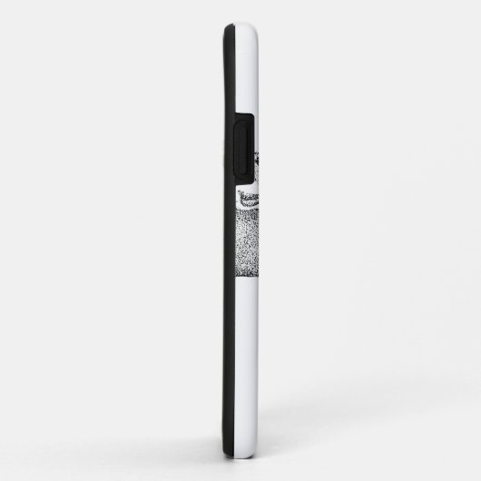 Jäger Pony Pointillis Case-Mate iPhone Hülle (Hinten/Rechts)