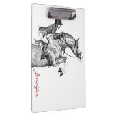 Jäger Pony Pointillis Klemmbrett (Rechts)