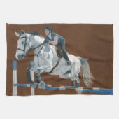 Jäger/Pullover Dapple graues PferdeGeschirrtuch Geschirrtuch (Horizontal)