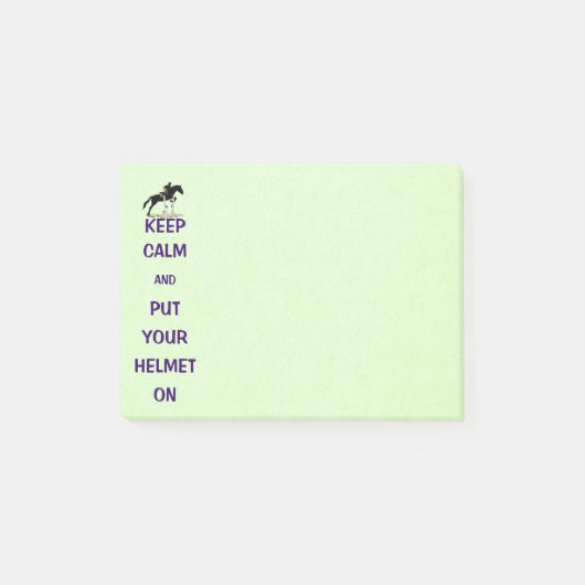 Jäger-Pullover-Pferd Post-it Klebezettel (Vorderseite)