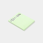 Jäger-Pullover-Pferd Post-it Klebezettel (angewinkelt)