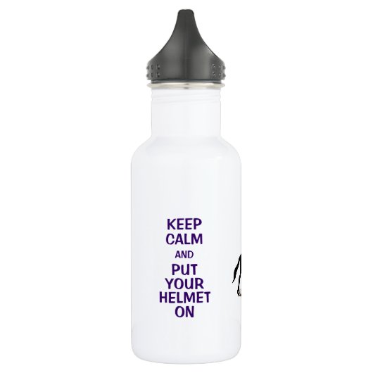 Jäger-Pullover-Pferd Trinkflasche (Links)