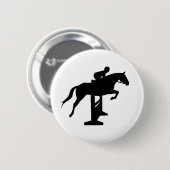 Jäger-Pullover-Pferd u. Reiter Button (Vorne & Hinten)