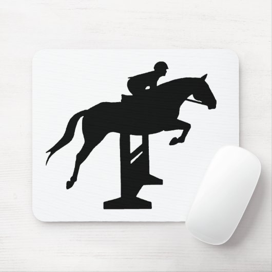 Jäger-Pullover-Pferd u. Reiter Mousepad (Mit Mouse)