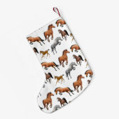 Jäger-Pullover-PferdeweihnachtsStrumpf Kleiner Weihnachtsstrumpf (Rückseite (Hängend))