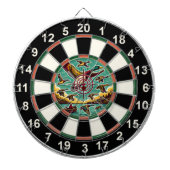 Jäger Rustikale Mauer Kunst Dartscheibe (vorne)