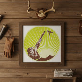 Jäger schießen ein Gänseposter Poster