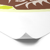 Jäger schießen ein Gänseposter Poster (Ecke)