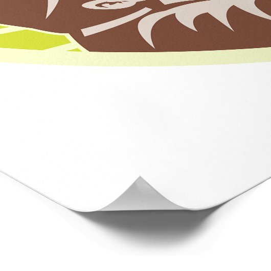 Jäger schießen ein Gänseposter Poster (Ecke)