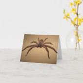Jäger-Spinne Karte (Gelbe Blume)