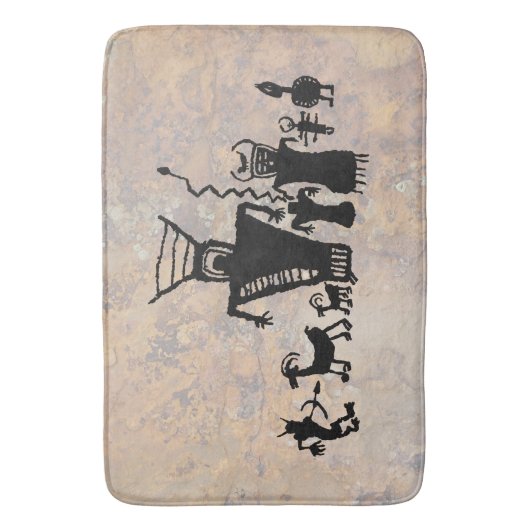 Jäger und Animal Spirits Badematte (Vorderseite Vertikal)