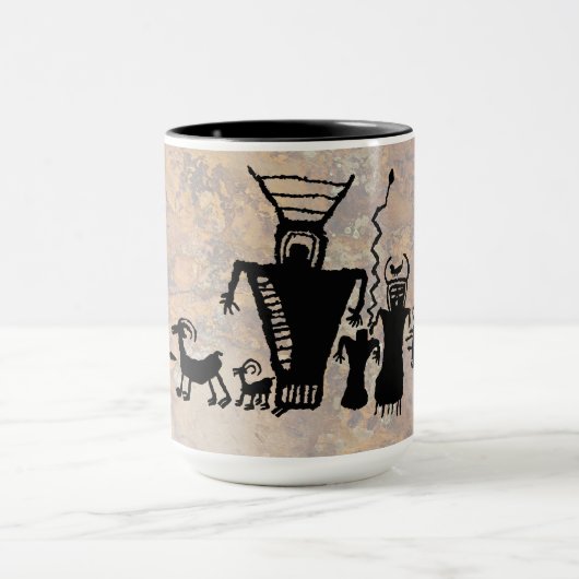 Jäger und Animal Spirits Tasse (Zentrum)