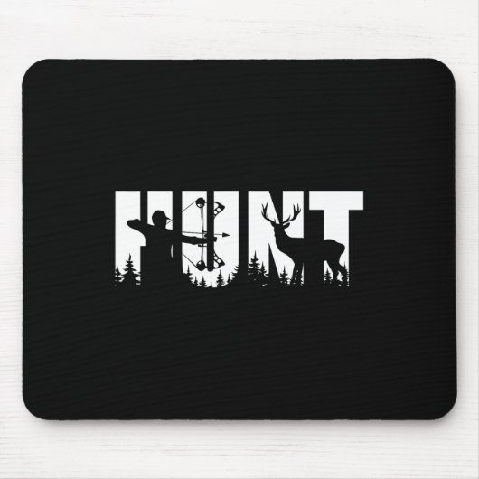 Jäger- und Bogenjäger-Jagdbow Mousepad (Vorne)