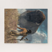 Jäger und Buffalo Puzzle (Horizontal)