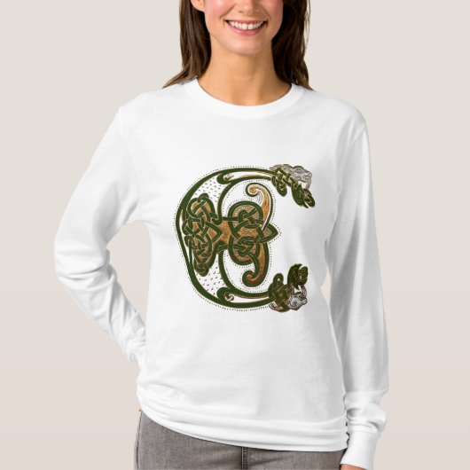 Jäger und Gold Celtic T-Shirt (Vorderseite)
