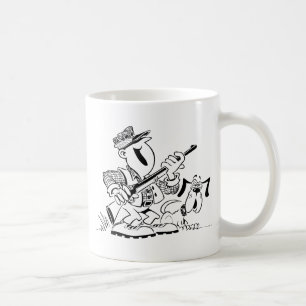 Jäger-und HundeCartoon Kaffeetasse