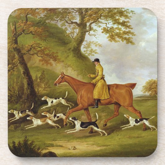 Jäger und Jagdhunde, 1809 (Öl auf Leinwand) Getränkeuntersetzer (Vorderseite)