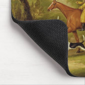 Jäger und Jagdhunde, 1809 (Öl auf Leinwand) Mousepad (Ecke)