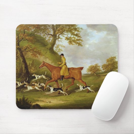 Jäger und Jagdhunde, 1809 (Öl auf Leinwand) Mousepad (Mit Mouse)