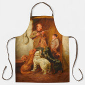 Jäger und Junge von Arthur Tait 1876 Rustikal Schürze (Vorderseite)