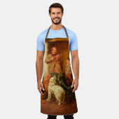 Jäger und Junge von Arthur Tait 1876 Rustikal Schürze (Getragen)