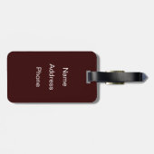 Jäger und Spaniel Gepäckanhänger (Rückseite horizontal)