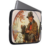 Jäger und Spaniel Laptopschutzhülle (Vorne Rechts)