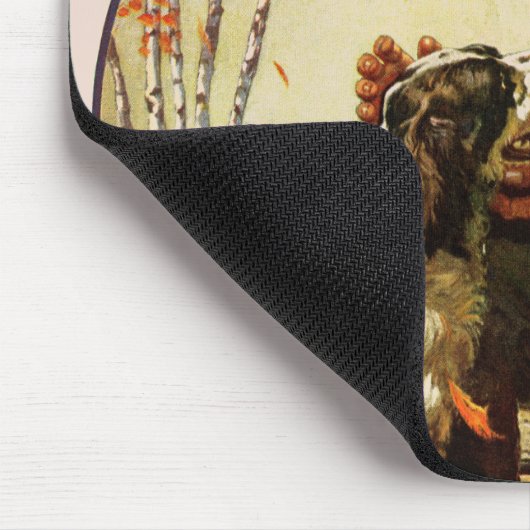 Jäger und Spaniel Mousepad (Ecke)