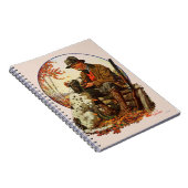 Jäger und Spaniel Notizblock (Rechte Seite)