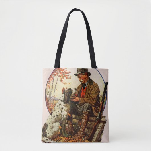 Jäger und Spaniel Tasche (Vorderseite)