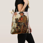 Jäger und Spaniel Tasche (Von Nahem)