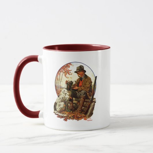 Jäger und Spaniel Tasse (Links)