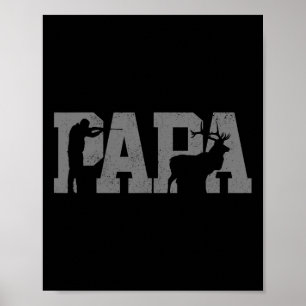 Jäger Vater Hirschvater Jäger Papa Poster