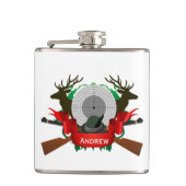 Jäger Vinyl Wrapped Flask Flachmann (Vorderseite)
