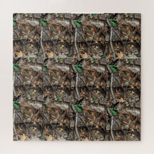 Jäger-Waldbaum-Camouflage #1 Puzzle (Horizontal)