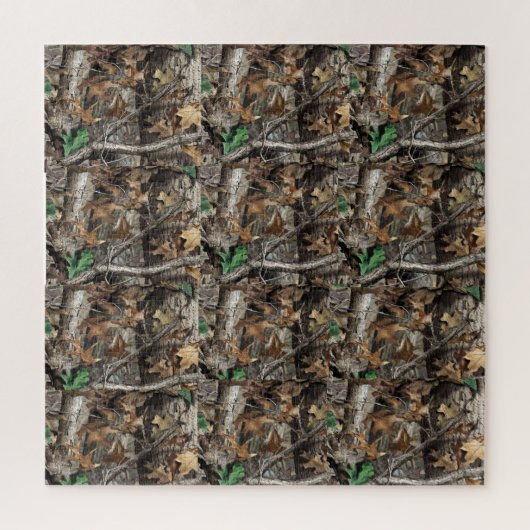 Jäger-Waldbaum-Camouflage #1 Puzzle (Vertikal)