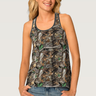 Jäger-Waldbaum-Camouflage #1 Tank Top