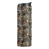 Jäger Waldbaum Camouflage #1 Thermal Tumbler Thermosbecher (Nach links gedreht)