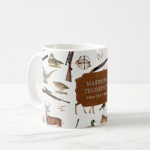 Jäger-Wildnis-Outdoor-Muster Kaffeetasse