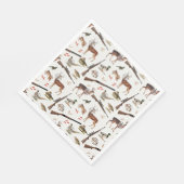 Jäger-Wildnis-Outdoor-Muster Serviette (Ecke)