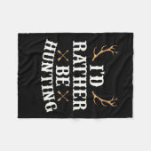 Jäger würde eher jagen fleecedecke (Vorderseite (Horizontal))