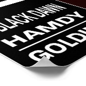 Jägerausgabe 4 Poster (Ecke)