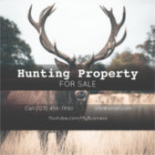 Jägerei für Verkaufsfirmenwerbung Aufkleber (Vorderseite)