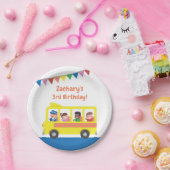 Jägerfahne Gelbe Schule Kindergeburtstag Party Pappteller (Party)